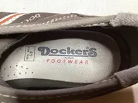 Dockers by Gerli Herren Sneaker Schnürschuhe Gr. 41 Grau Canvas Freizeit 2