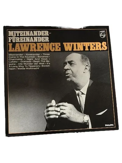 Lawrence Winters – Miteinander Füreinander Vinyl LP Philips Schlager Pop