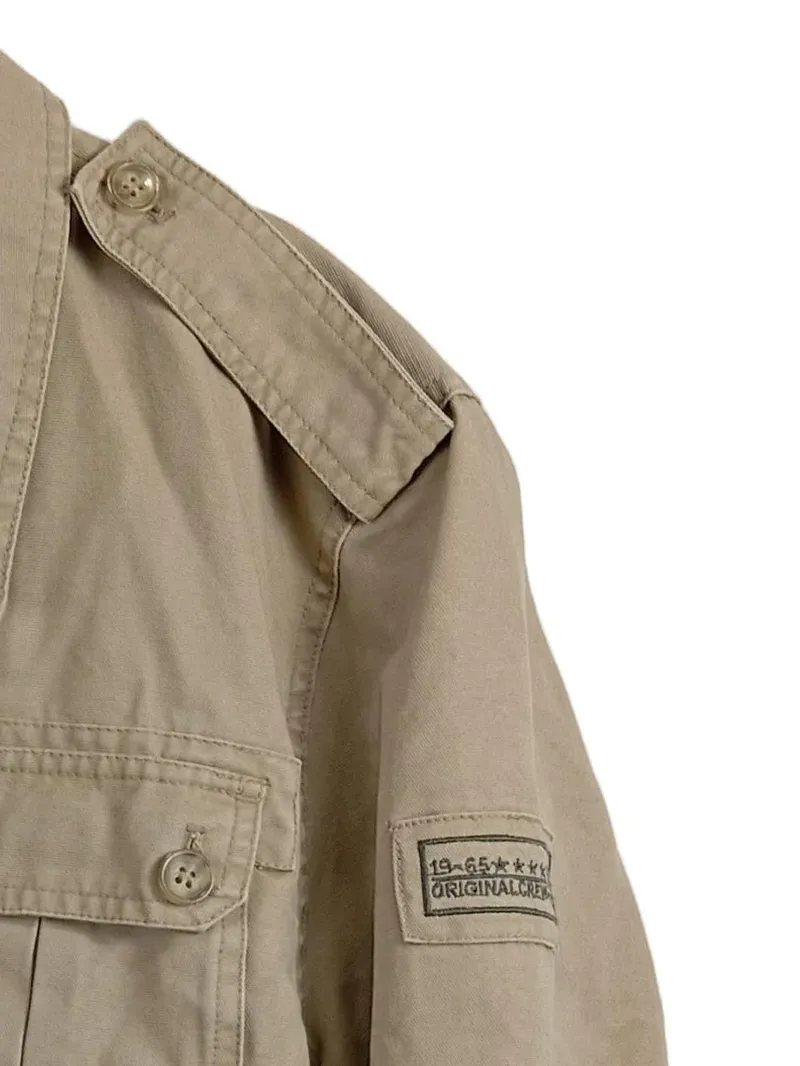Camargue Bomberjacke Herren Beige Baumwolle Freizeit Casual Gr. 56 XL 2