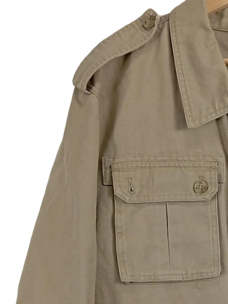 Camargue Bomberjacke Herren Beige Baumwolle Freizeit Casual Gr. 56 XL 3