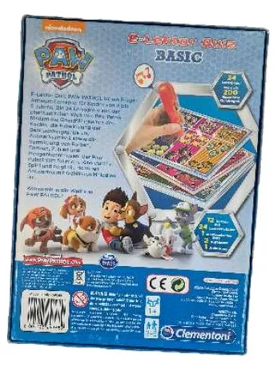 Clementoni PAW Patrol E-Lektor Quiz BASIC Lernspiel 3-6 Jahre