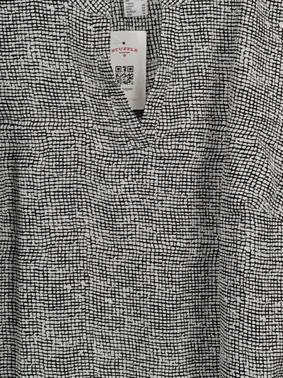 Ambria Selection Damen Bluse Langarm Grafik Muster Mehrfarbig Gr. 46