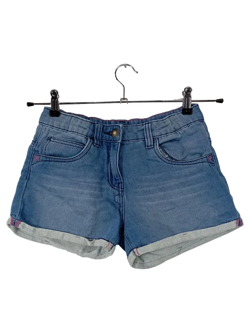 Alive Jeans Shorts Mädchen Gr. 152 Blau Denim Kurze Hose Sommer 1