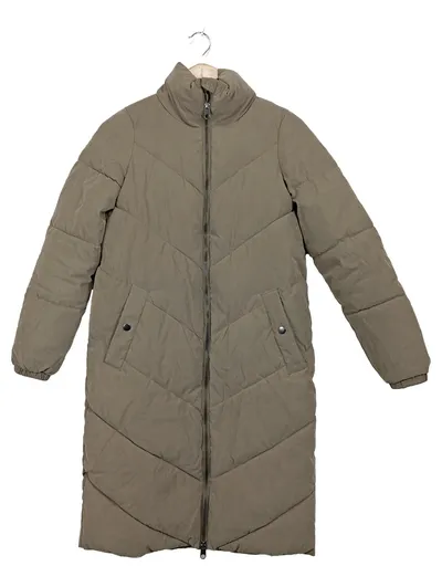 VERO MODA Steppmantel Damen Gr. XXS Oliv Wintermantel Lang Gesteppt