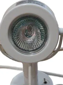 IKEA Beryll Tischleuchte Spotlampe Weiß 12V 20W Modern Halogen