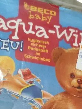 BECO Schwimmwindel Aqua Windel Kinder Logo-Print Rot Gr. 74