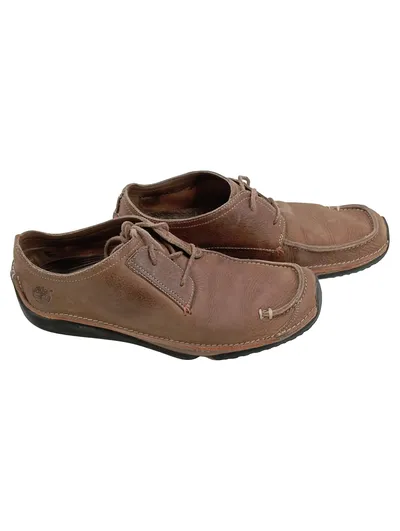 Timberland Herren Mokassin Slipper Leder Braun Gr. 41 Casual