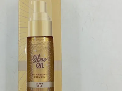 Maxbrands Glow Oil Shimmering Body Oil Dandy Gold 30ml Körperöl Damen Vegan