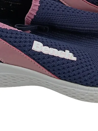 Bench. Slipper Sneaker Kinder Gr. 34 Blau Rosa Slip-On Sportschuhe