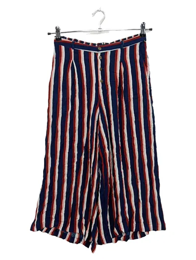 Element Damen Hosenrock Gr. 38/M Gestreift Blau Rot Weiß Culotte