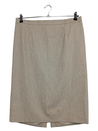 BASLER Bleistiftrock Damen Gr. 42 Beige Meliert Business Rock