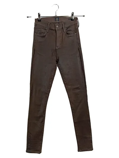 Citizens of Humanity Damen Slim Fit Jeans Hose Braun W25 L29 Viskose