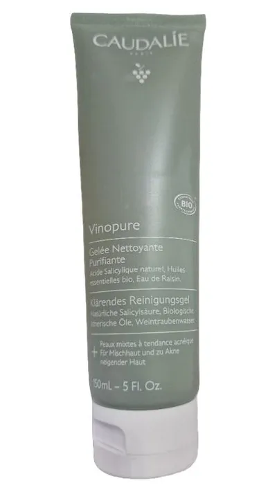 Caudalie Vinopure Klärendes Reinigungsgel 150ml Mischhaut Akne BIO