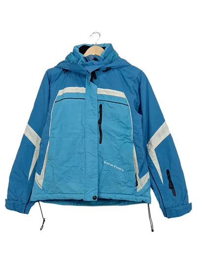 Exxtasy Damen Skijacke Outdoorjacke Gr. 36 Blau Türkis Kapuze