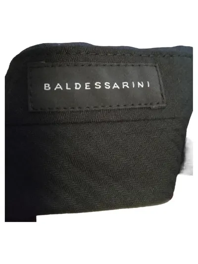 Baldessarini Anzughose Herren Blau Gr. 98 Wolle Business Klassisch Uni