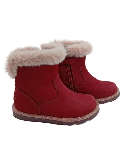 Elefanten Winterstiefel Schneestiefel Mädchen Gr. 20 Rot Fell gefüttert
