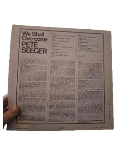 Pete Seeger We Shall Overcome Vinyl LP AMIGA DDR Folk Oldies