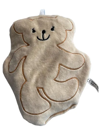 Volksbank Bär Wärmekissen Beige Plüsch Kuscheltier Charmant 18cm