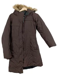 The North Face Damen Parka Winterjacke Gr. S Braun Fellkapuze 1