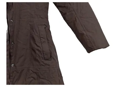 The North Face Damen Parka Winterjacke Gr. S Braun Fellkapuze