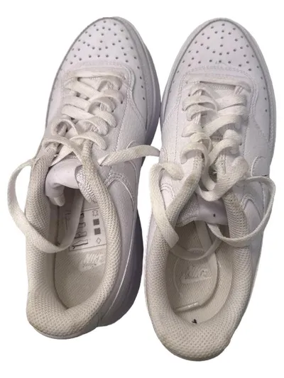 Nike Court Vision Alta Damen Sneaker Low Weiß Gr. 39 Leder