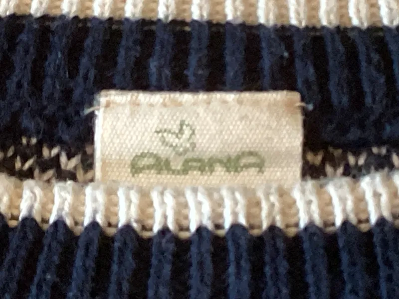 ALANA Kinder Pullover Norwegermuster Gr. 104 Blau Baumwolle Strick 3