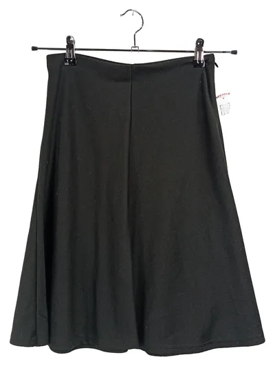 Bruno Banani Damen A-Linienrock Schwarz Gr. 34/XS Stretch Basic
