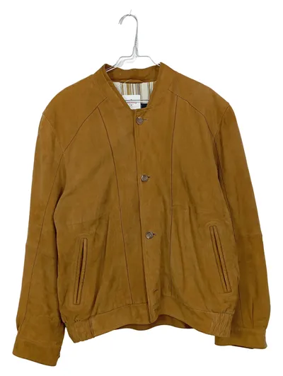 BUGATTI Herren Lederjacke Wildleder Braun Gr. 52/XL Veloursleder