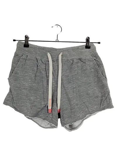 Bench. Damen Sport Shorts Gr. 36/S Grau Meliert Baumwolle