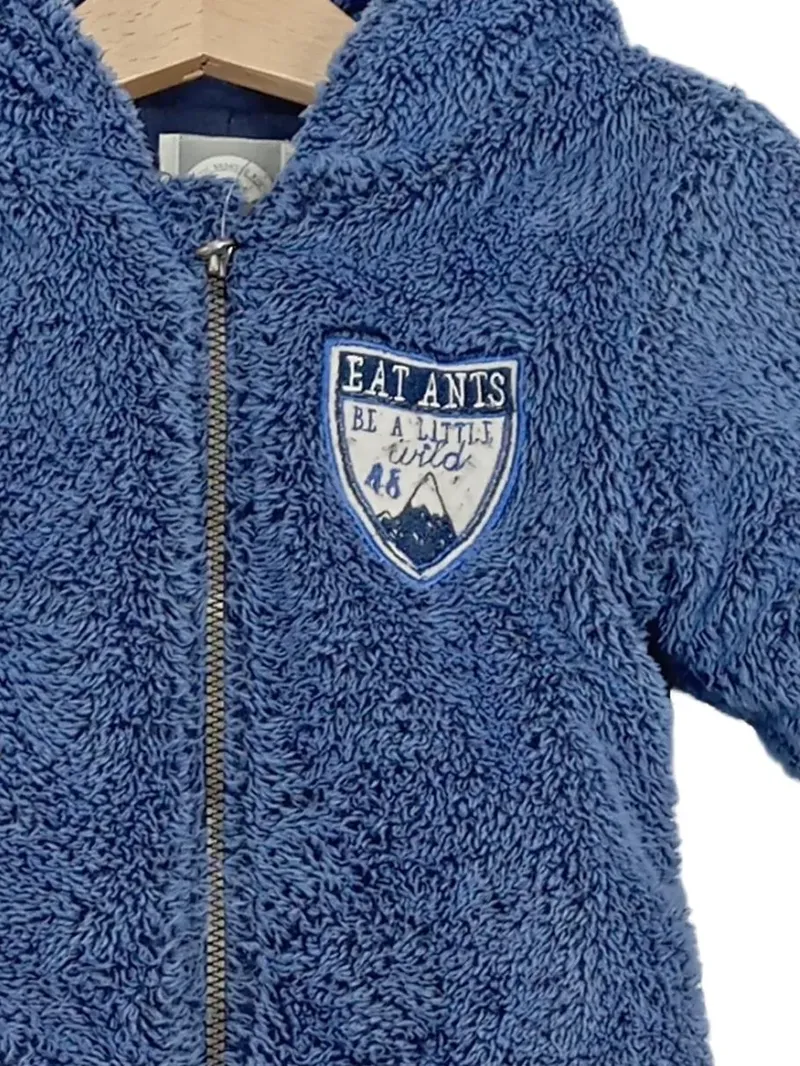 Eat Ants Baby Schneeanzug Overall Fleece Blau Gr. 74/75 Outdoor 2