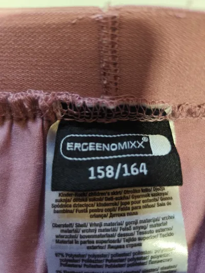 Ergeenomixx Plissee Faltenrock Mädchen Gr. 158/164 Rosa Mini