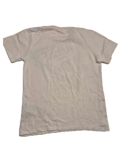 GUESS Eco Kinder T-Shirt Logo-Print Weiß Gr. 8/128 Baumwolle