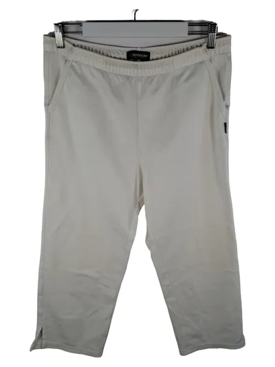 schneider sportswear Damen Capri Stoffhose Beige Gr. 40 Sport Freizeit