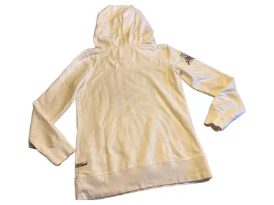 SOCCX Damen Hoodie Kapuzenpullover Weiß Gr. M 38 Discover the Road