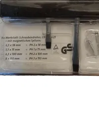 Brüder Mannesmann 11410 18tlg Werkzeug Set Schraubendreher Chrom Vanadium Gelb 4
