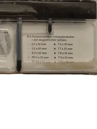 Brüder Mannesmann 11410 18tlg Werkzeug Set Schraubendreher Chrom Vanadium Gelb 5