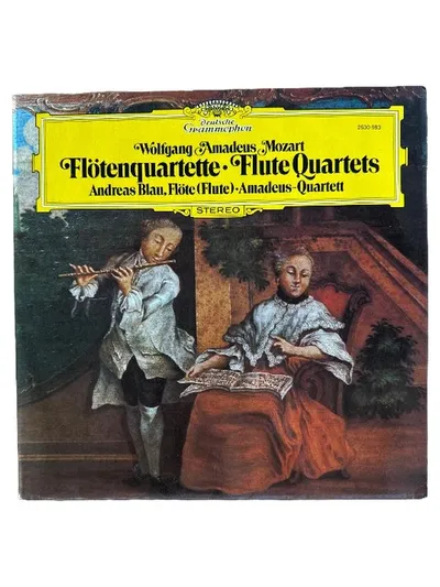 Mozart Flötenquartette Vinyl LP Deutsche Grammophon Andreas Blau Amadeus