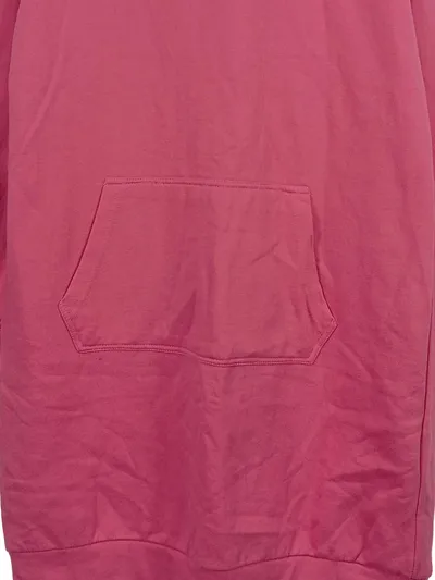TESSENTIALS Hoodie Kleid Damen XL Pink Sweatkleid Kapuze Casual