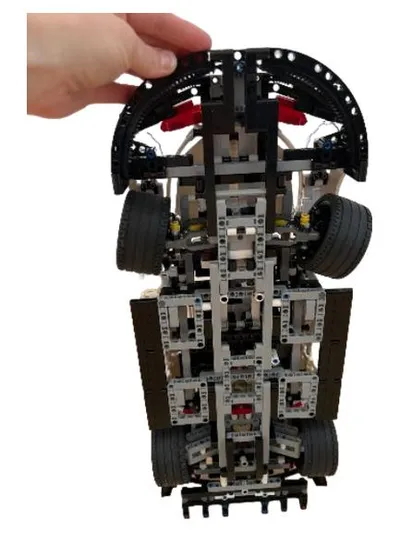 LEGO Technic 42096 Porsche 911 RSR Rennwagen weiß komplett