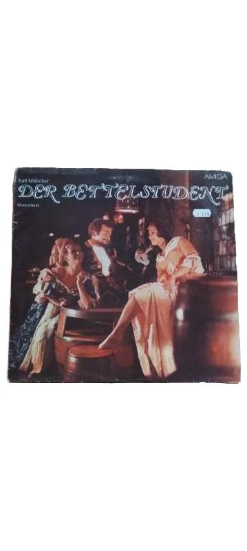 Der Bettelstudent Karl Millöcker Operette Vinyl LP AMIGA DDR Klassik