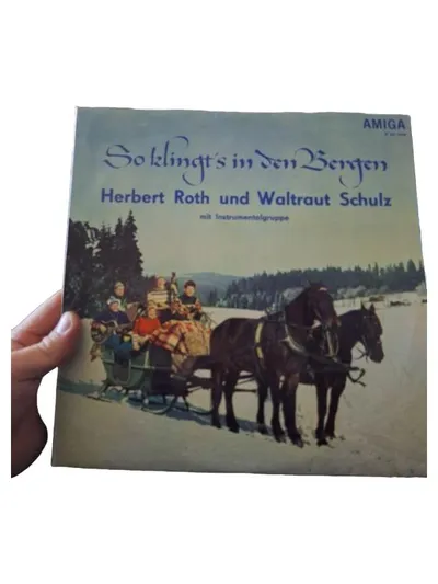 Herbert Roth Waltraut Schulz AMIGA Vinyl LP Thüringer Volksmusik Schlager