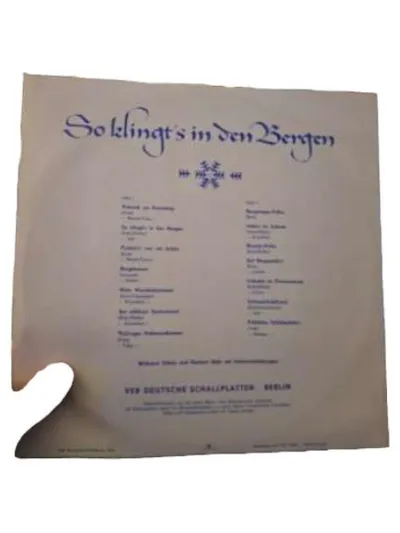 Herbert Roth Waltraut Schulz AMIGA Vinyl LP Thüringer Volksmusik Schlager