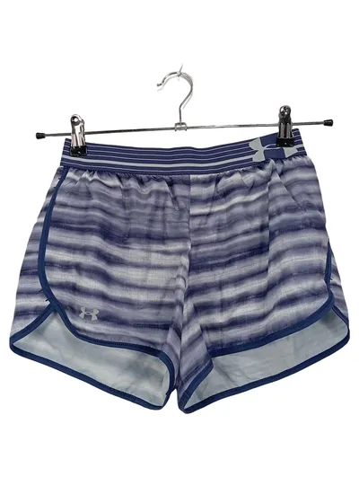 Under Armour Damen Sport Shorts Blau Gestreift Gr. XS