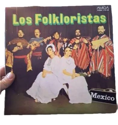 Amiga Los Folkloristas Mexico LP Vinyl Oldies DDR Label