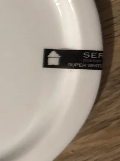 Serax Servierplatte Porzellan Maison d'Etre Weiß 26x16cm Modern Uni
