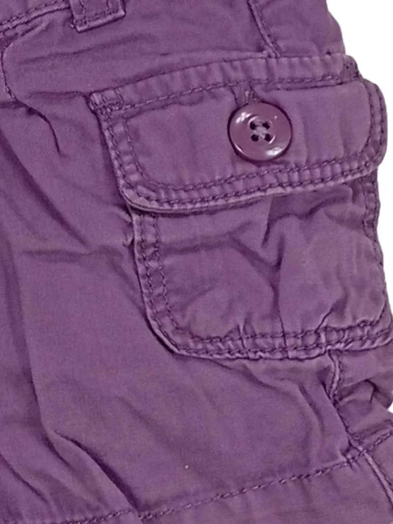 babyGap Cargo Shorts Mädchen Gr. 86 Lila Baumwolle Sommer 3