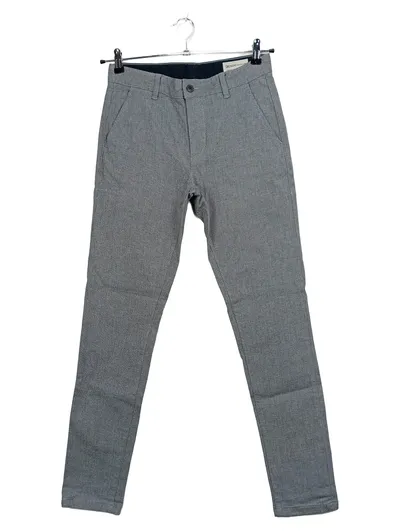 Tom Tailor Denim Herren Chino Hose Straight Grau W28/L32 Business