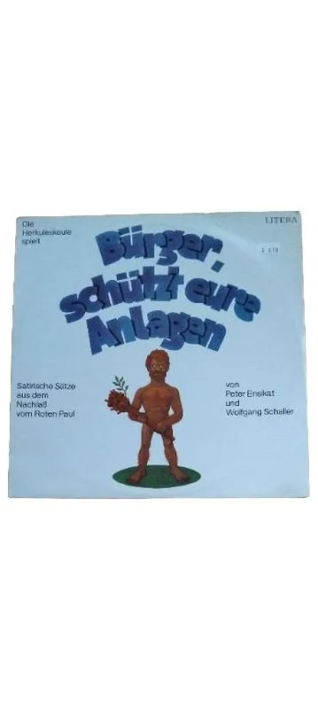 Bürger schützt eure Anlagen Ensikat Schaller LITERA Vinyl LP