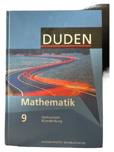 Duden Mathematik 9 Gymnasium Brandenburg Schulbuch Lehrbuch