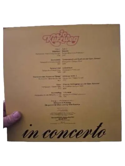 Amiga Vinyl Jo Kurzweg Klassik Orchester DDR LP